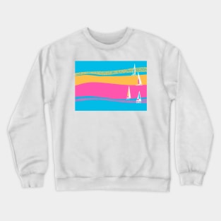 Pink sea Crewneck Sweatshirt